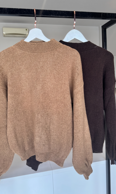 Blusa tricot mousse