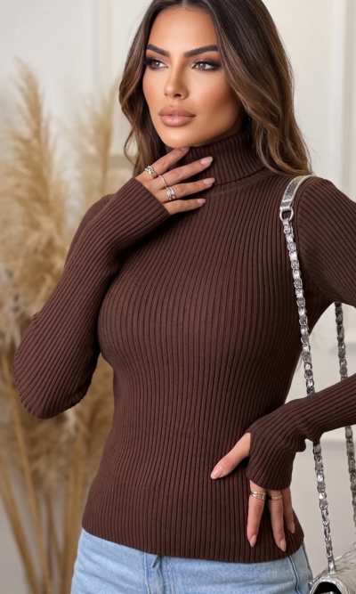 Blusa tricot modal