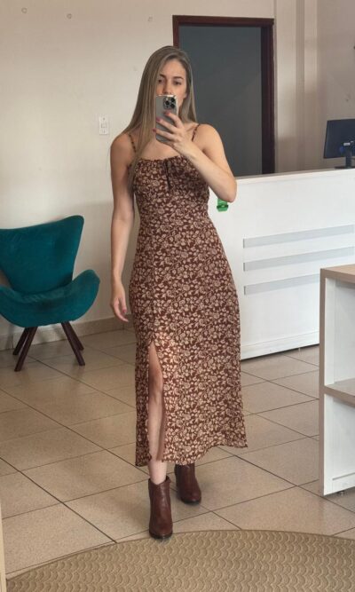 Vestido Midi Floral