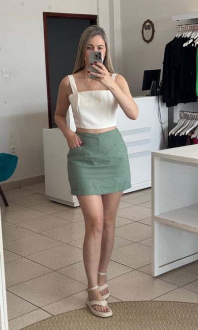 Shorts saia alfaiataria marrant